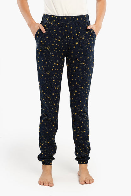Stars All Over Print Pajama Pants