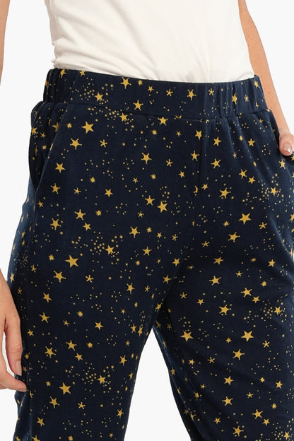 Stars All Over Print Pajama Pants