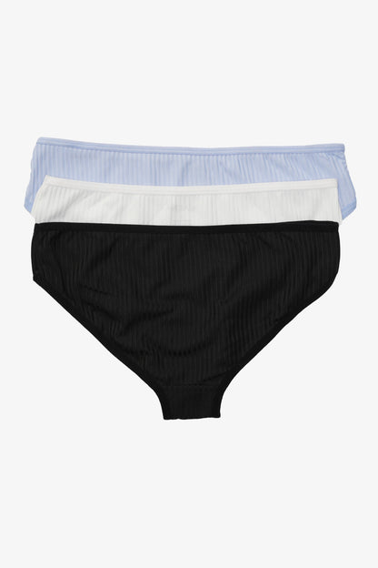 Pack of 3 Colored Brief Panties