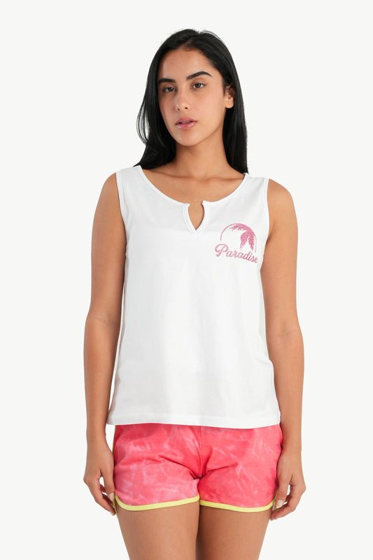 Pajama Set with Tye Dye Shorts