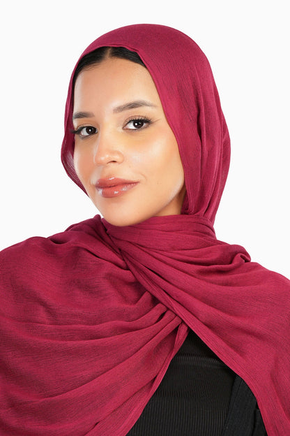 Cozy Crinkle Cotton Scarf