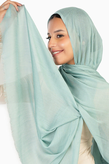 Cozy Crinkle Cotton Scarf