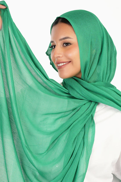 Cozy Crinkle Cotton Scarf