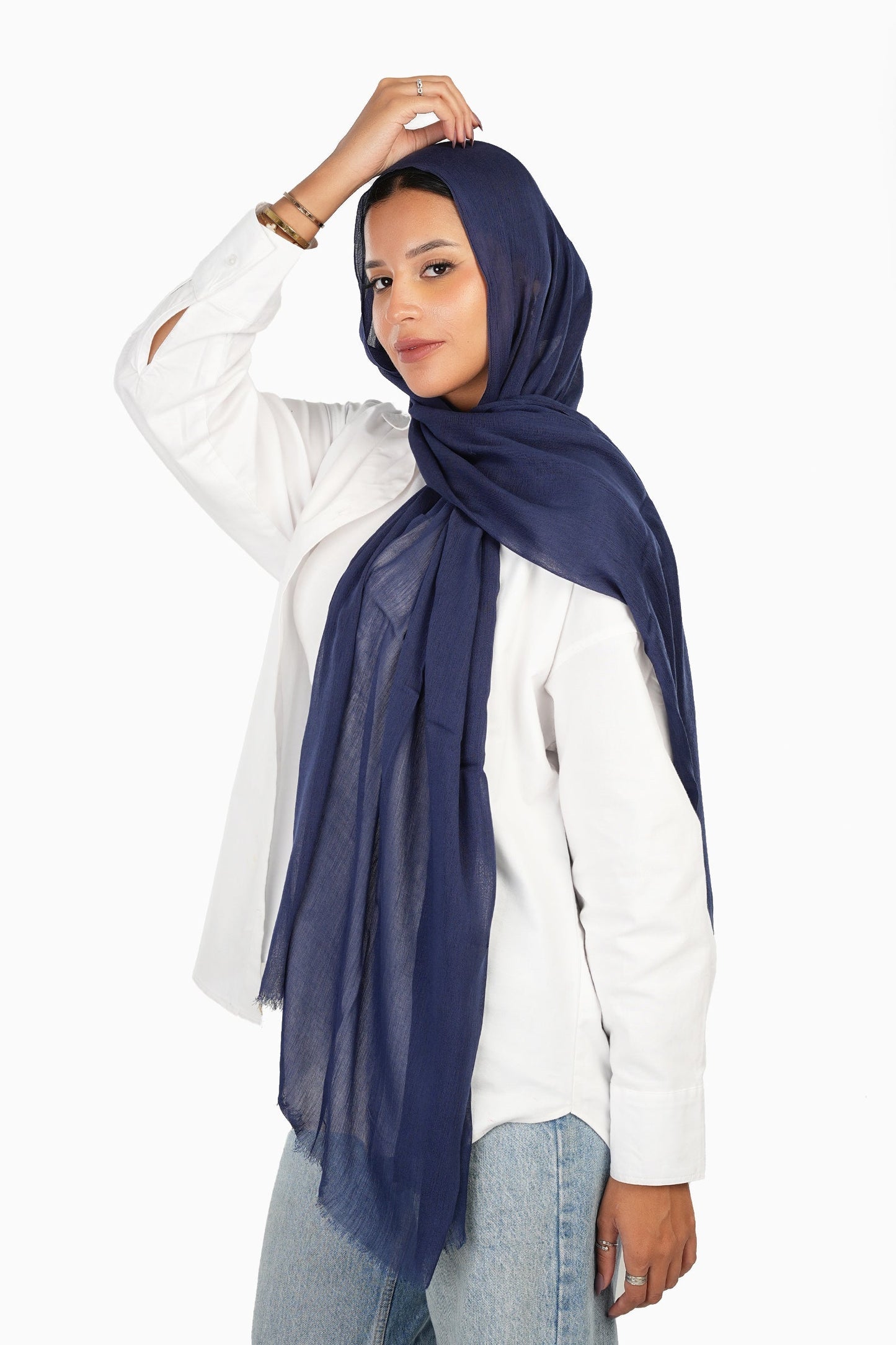 Cozy Crinkle Cotton Scarf