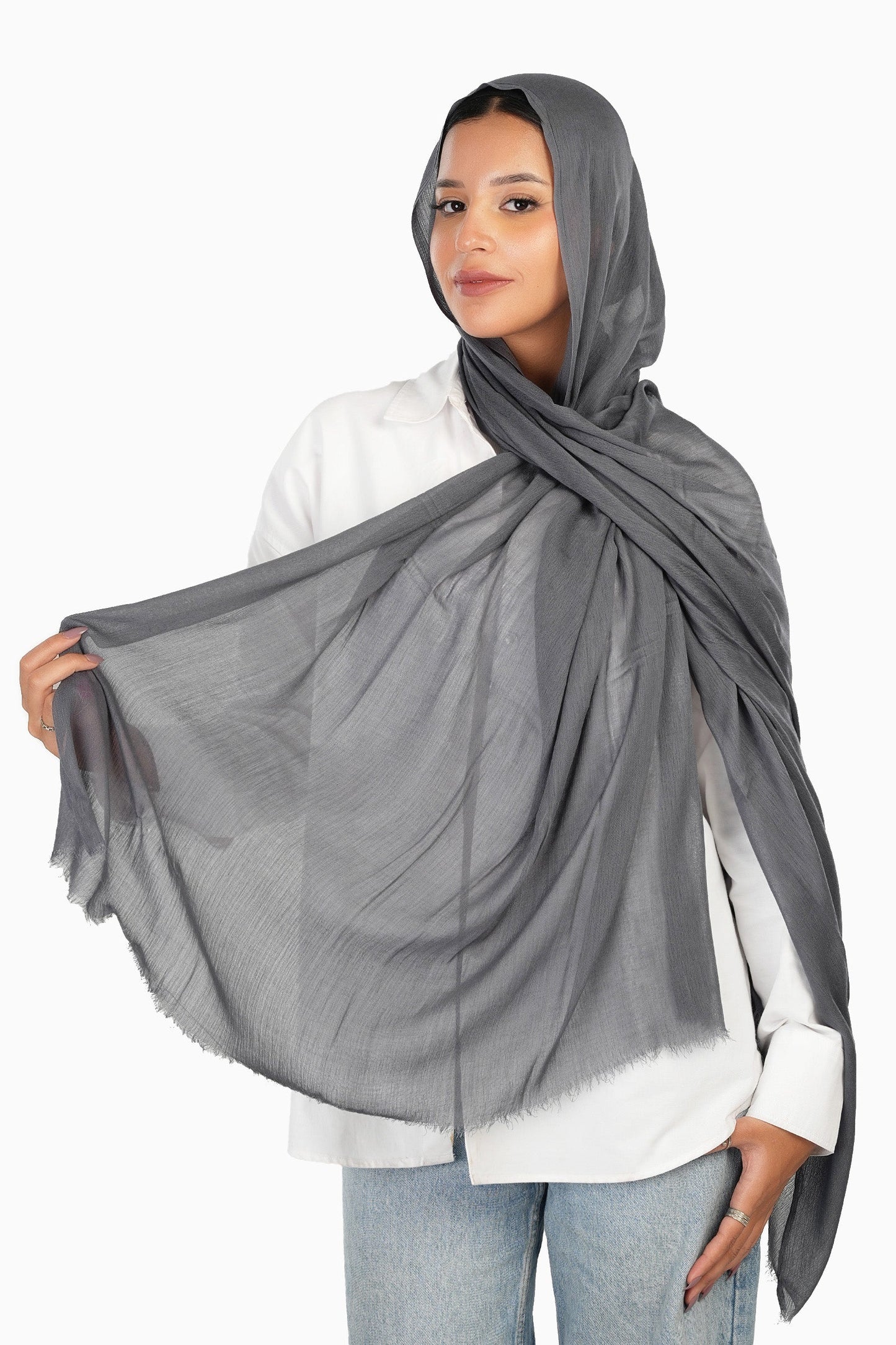 Cozy Crinkle Cotton Scarf