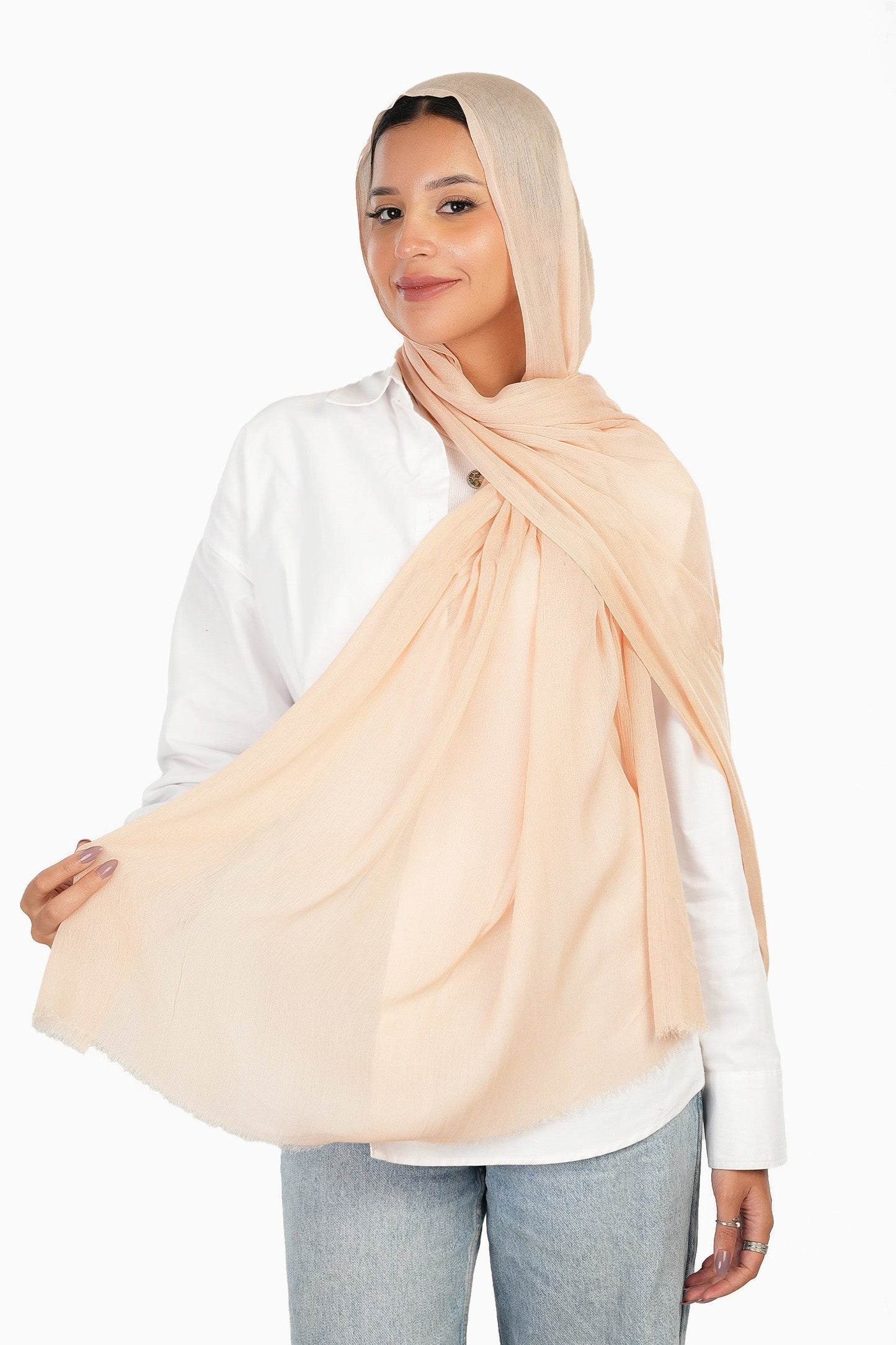 Cozy Crinkle Cotton Scarf