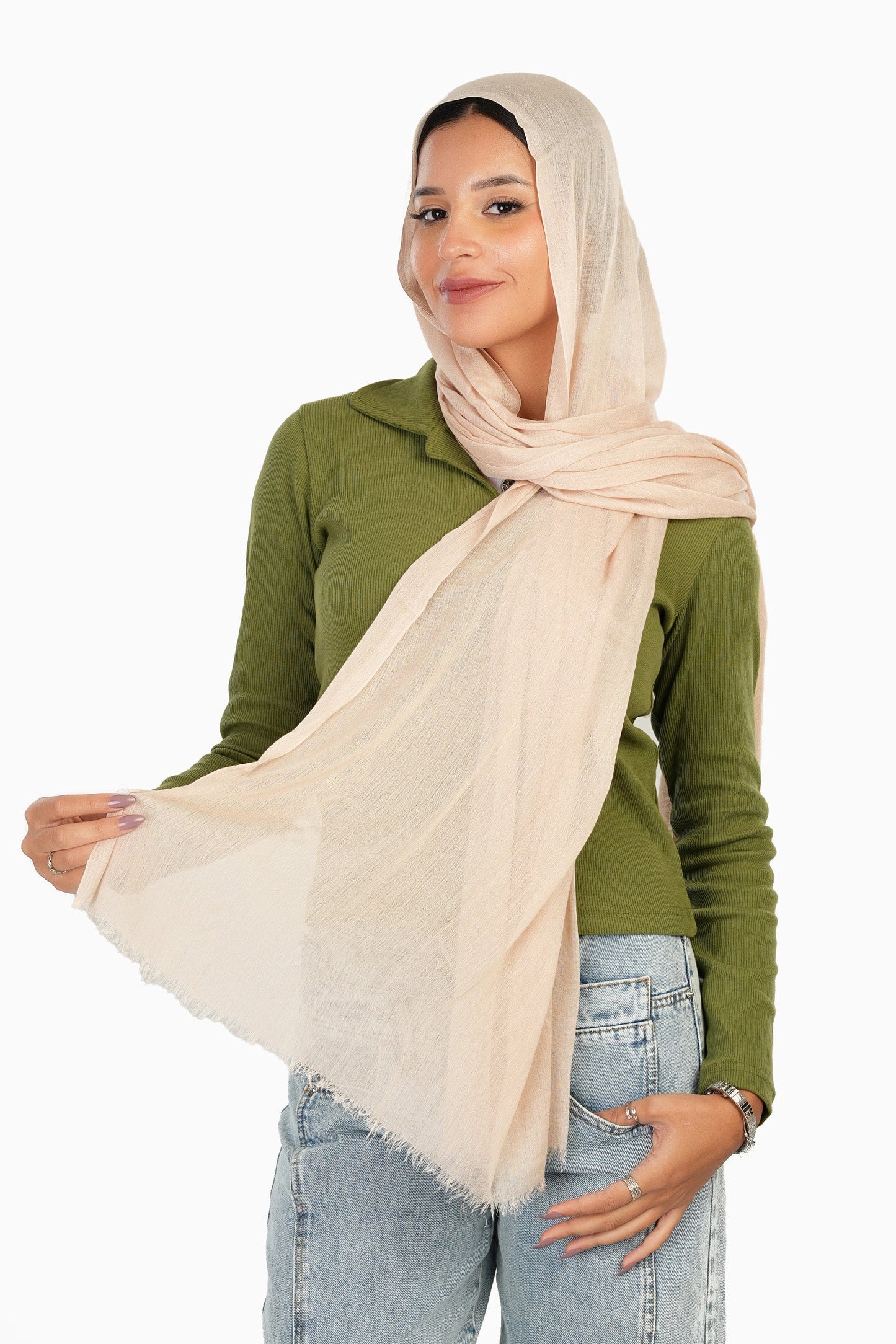 Cozy Crinkle Cotton Scarf