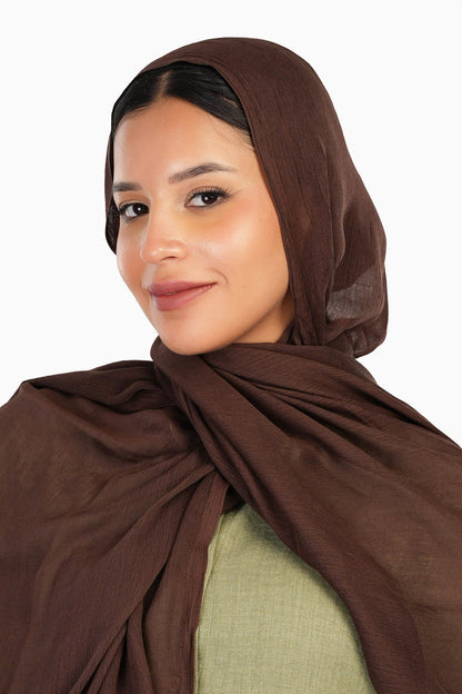 Cozy Crinkle Cotton Scarf