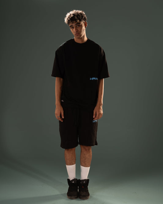 "AUTHENTIC" Oversized T-Shirt - Black