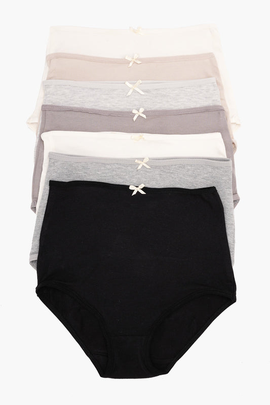 Pack of 7 Colored Full Brief Panties
