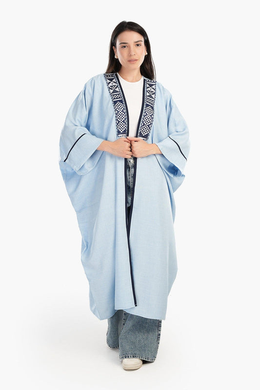 Light Blue One Size Kimono