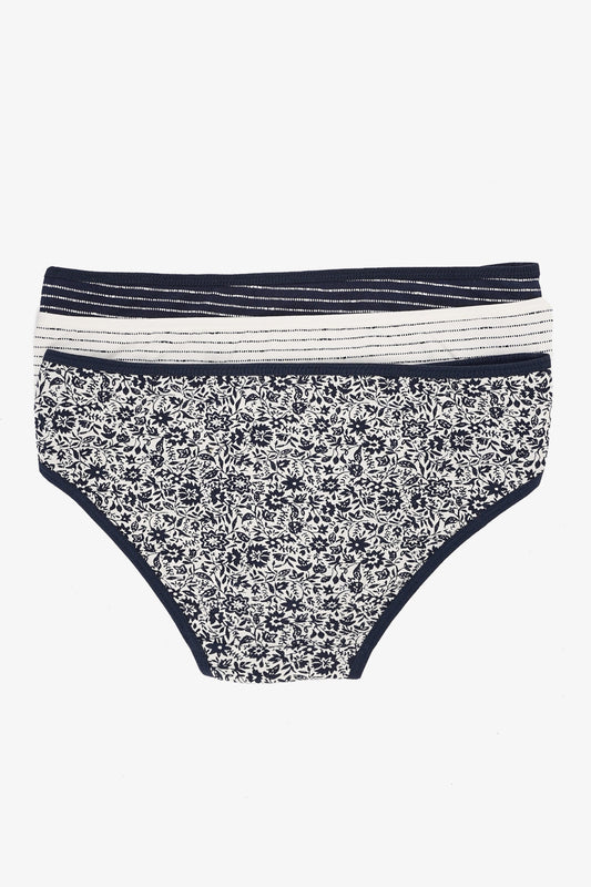 Pack of 3 Colored Bikini Panties