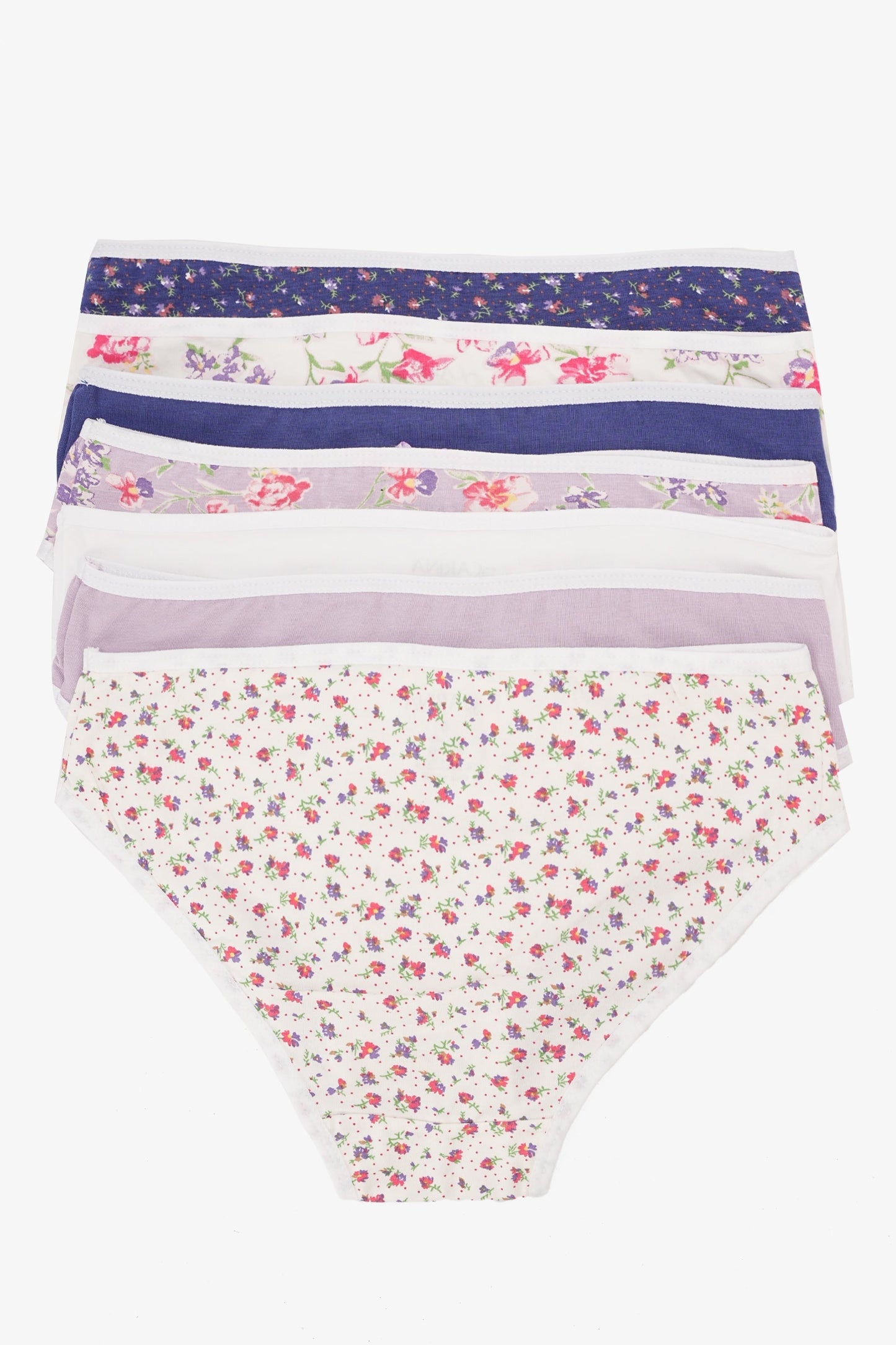 Pack of 7 Colored Bikini Panties