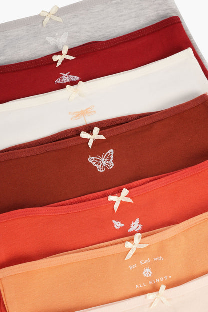 Pack of 7 Colored Full Brief Panties