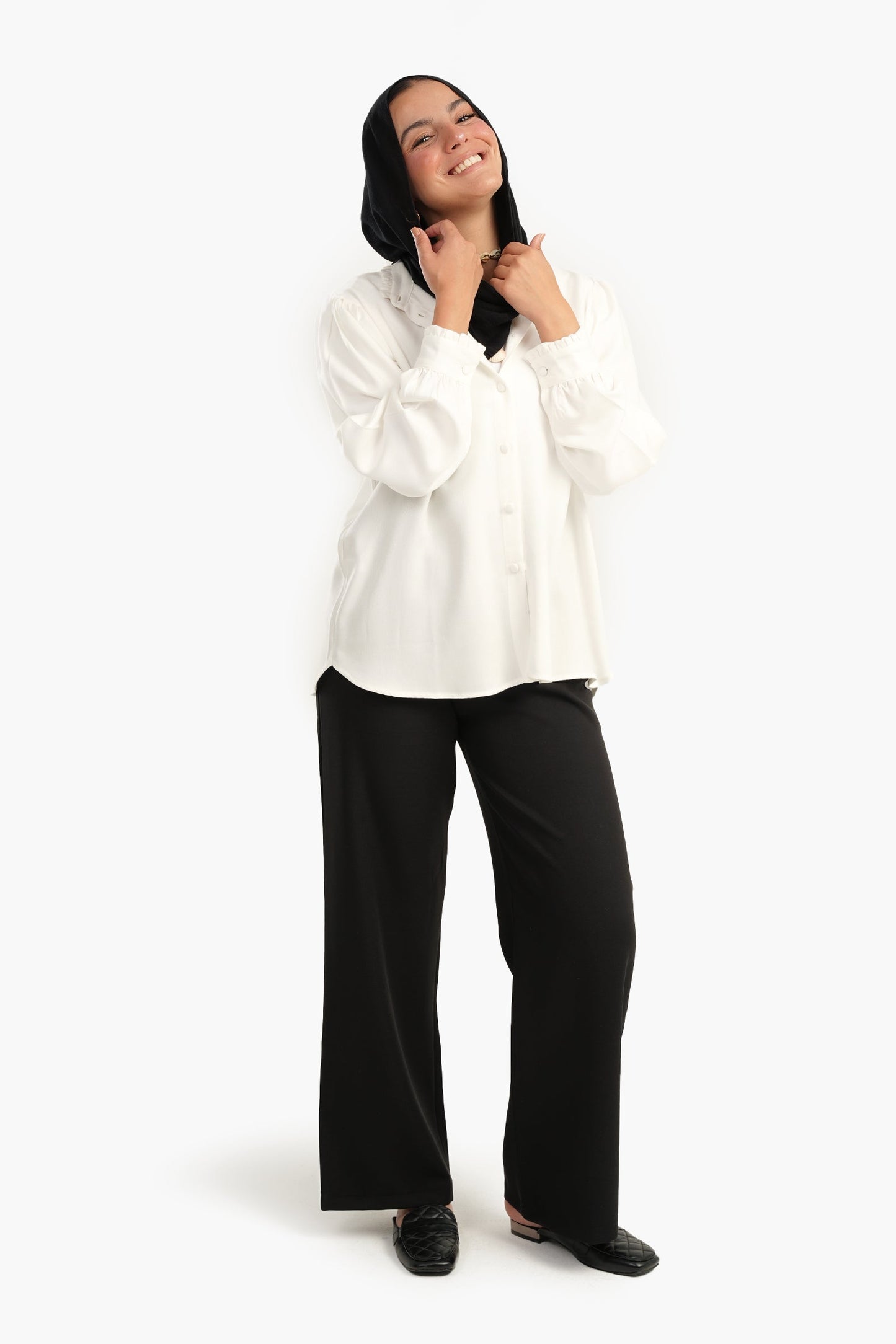 Pants with Side Zipper