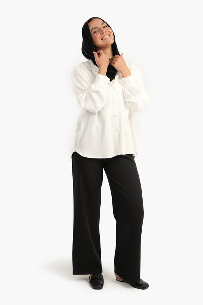 Pants with Side Zipper