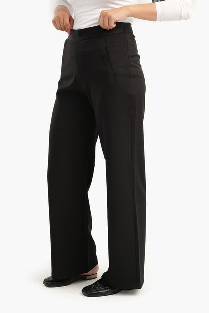 Pants with Side Zipper