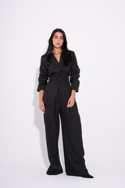 Poplin Colorful Button Shirt – White