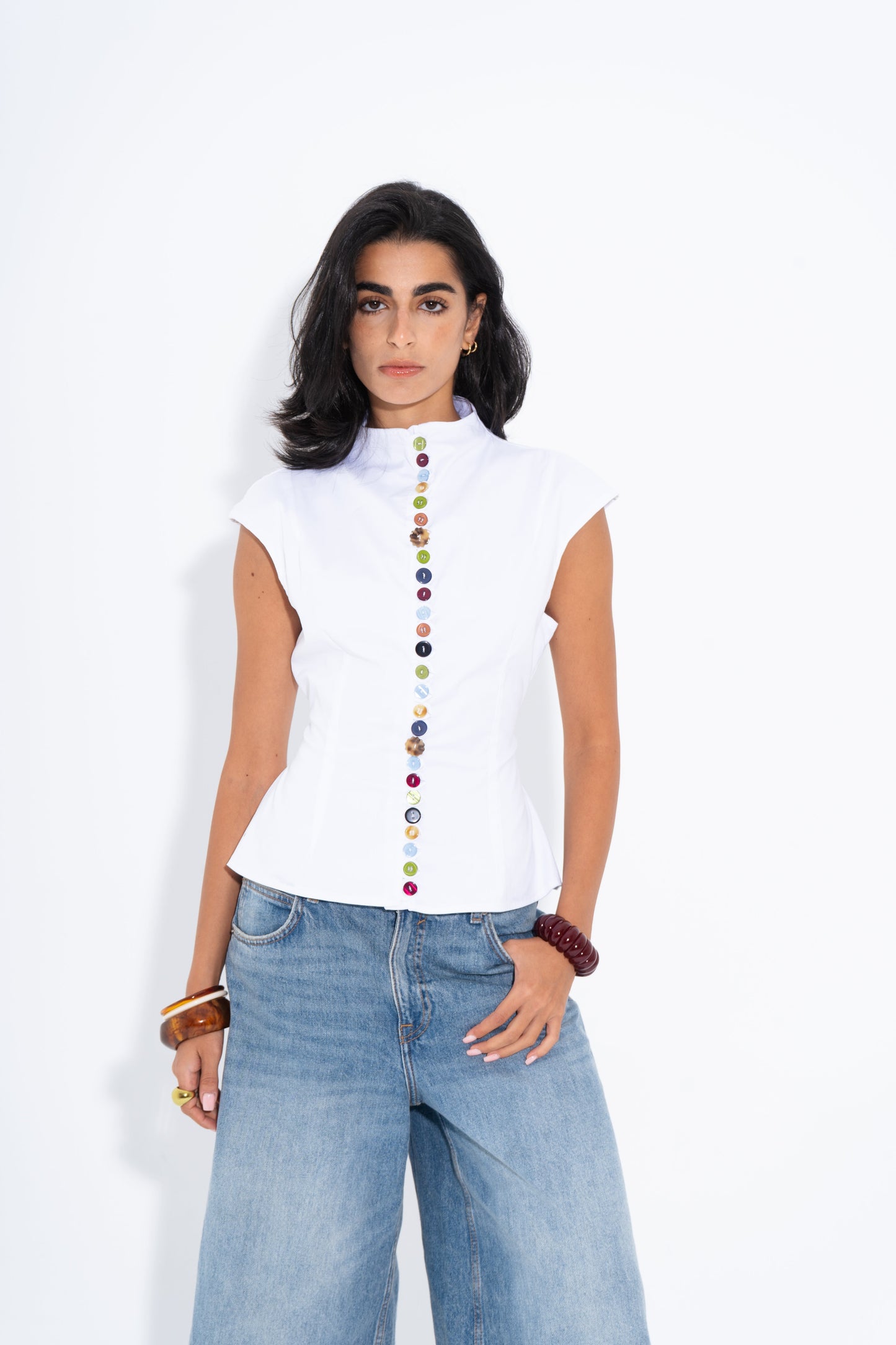 Poplin Solid Shirt - White