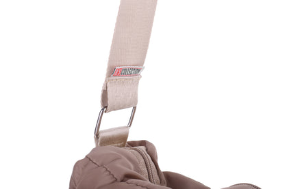 Waterproof Soft Quilted Shoulder Bag - Brown