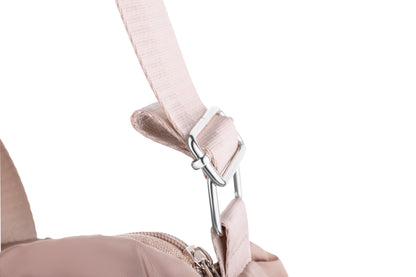 Waterproof Soft Quilted Shoulder Bag - Brown