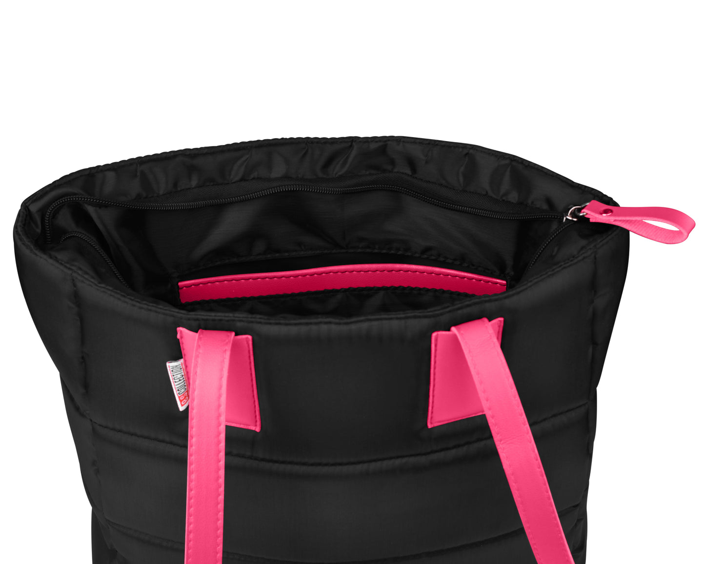 Puffer Medium Size Tote Bag With Wallet  - Pink