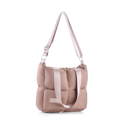 Large Capacity Waterproof Soft Quilted Shoulder Bag