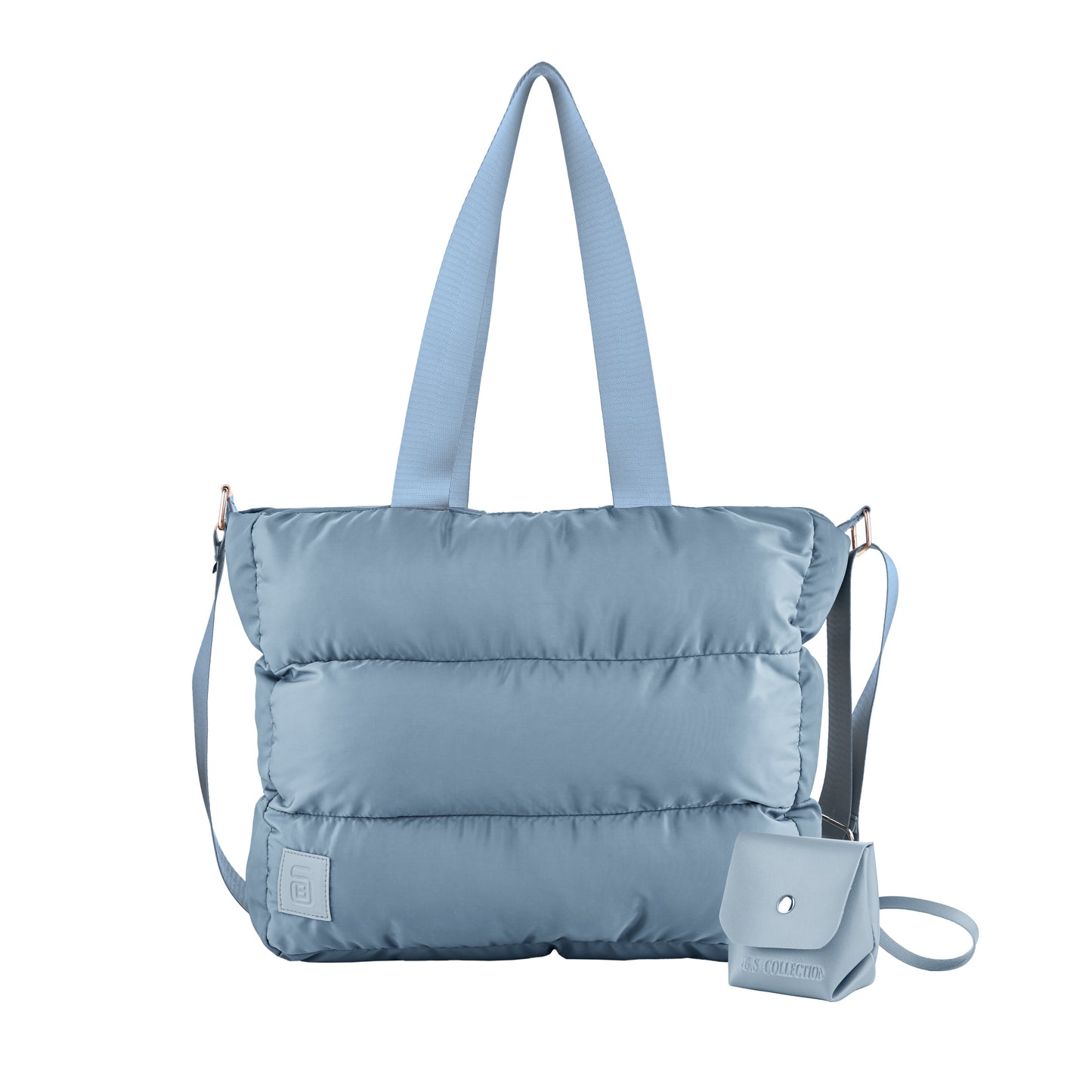 Waterproof M-Pillow Tote Bag - Light Blue