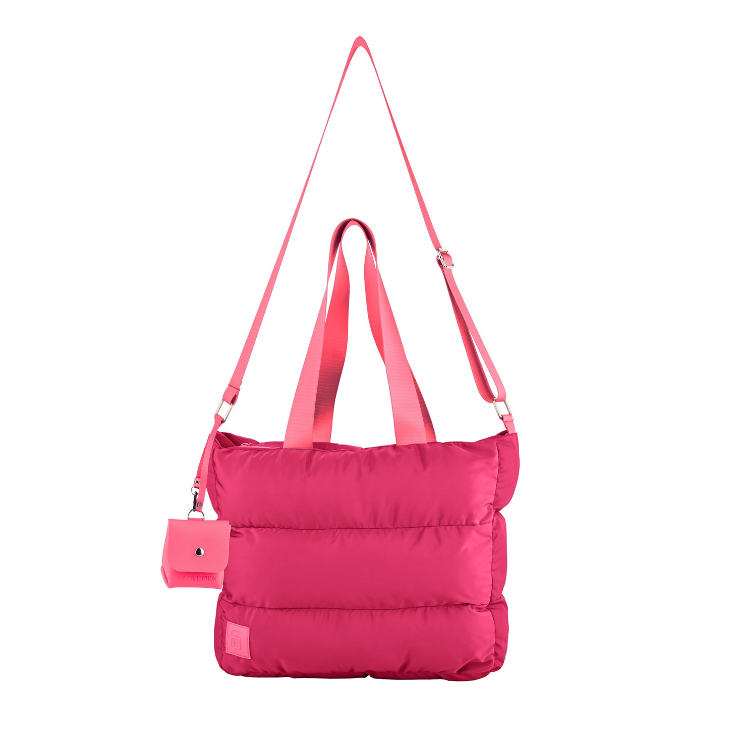 Waterproof M-Pillow Tote Bag - Hot Pink
