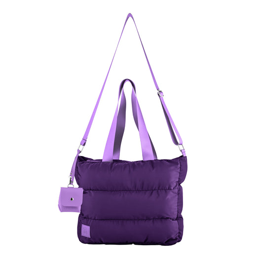 Waterproof M-Pillow Tote Bag - Purple