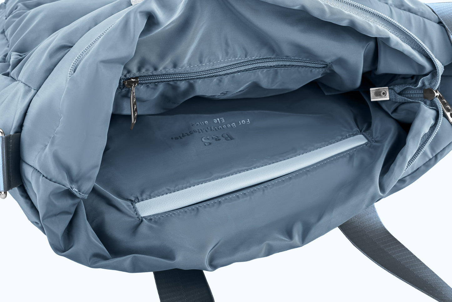 Waterproof M-Pillow Tote Bag - Light Blue