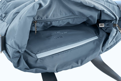 Waterproof M-Pillow Tote Bag - Light Blue