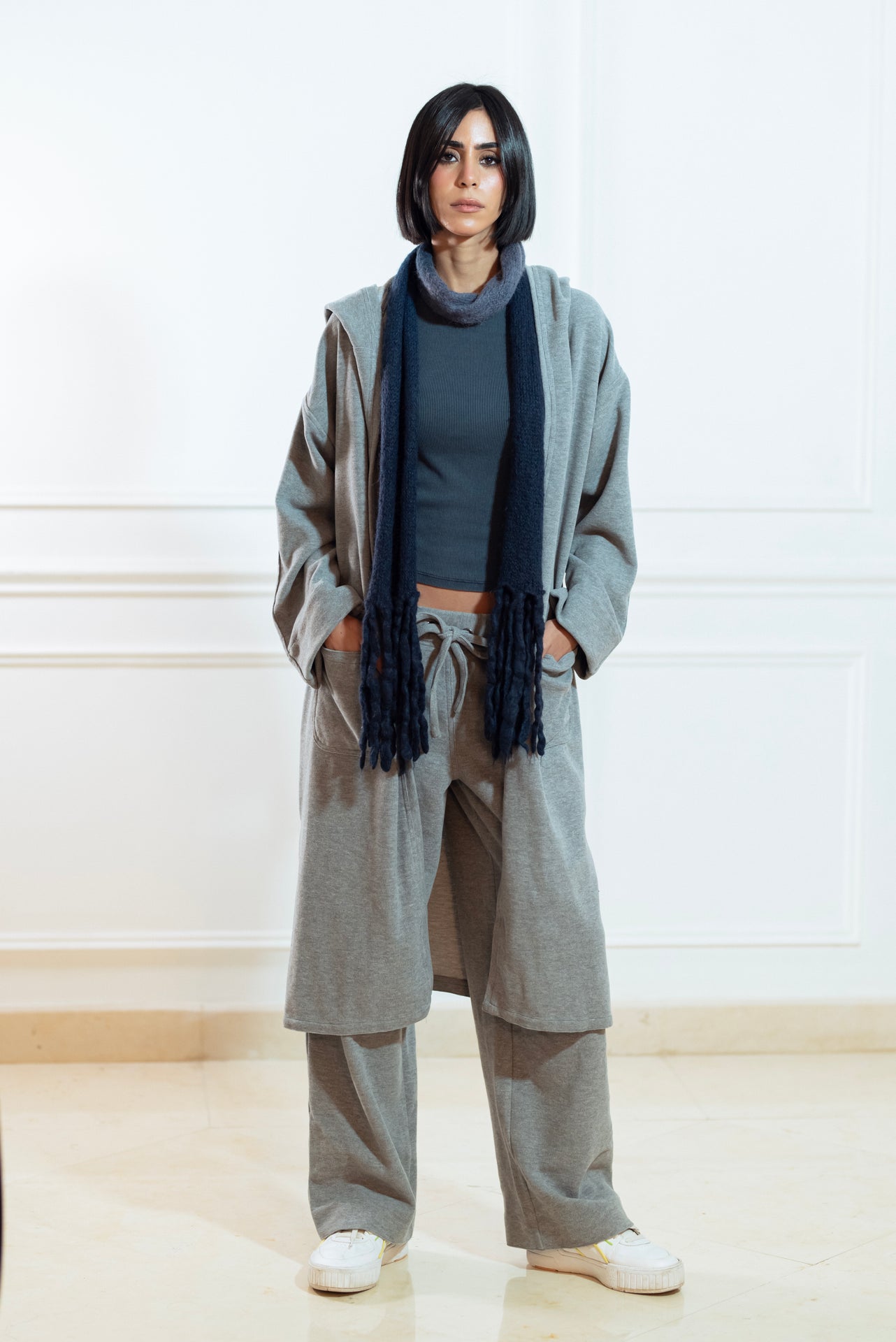 Cashmere Lounge Set - Grey