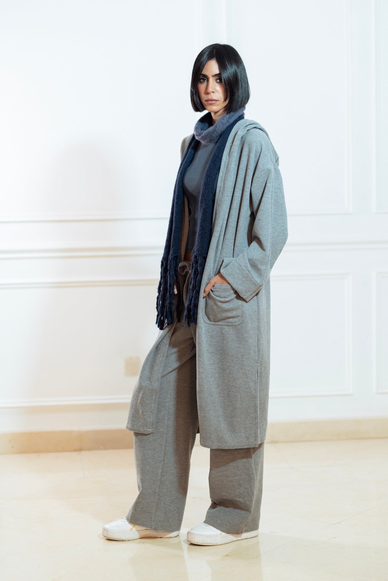 Cashmere Lounge Set - Grey