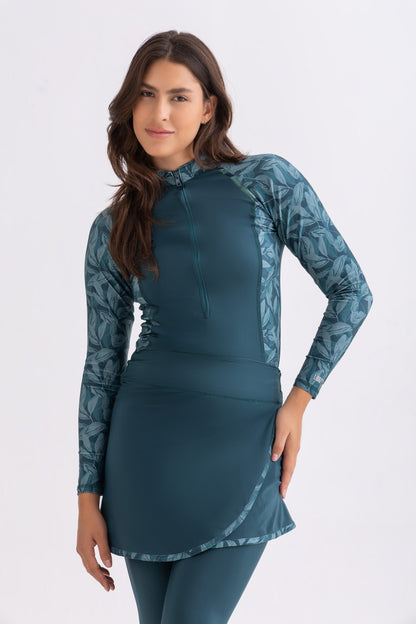 Lycra Feel Free Swimsuit - Green