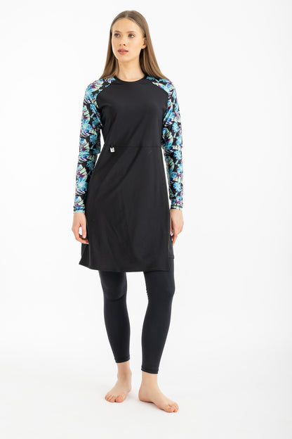 Lycra Motion Wave Swim Top - Multicolor