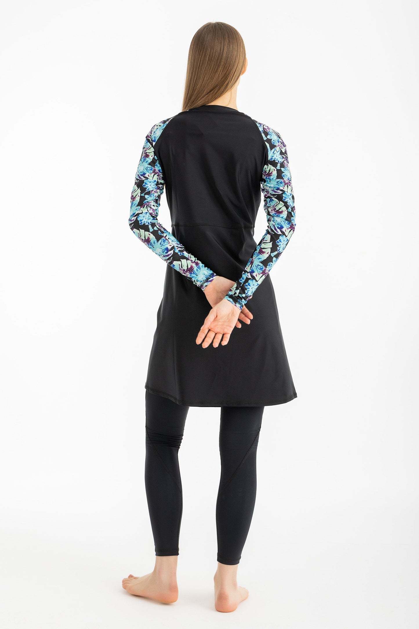 Lycra Motion Wave Swim Top - Multicolor