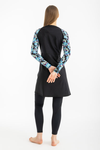 Lycra Motion Wave Swim Top - Multicolor