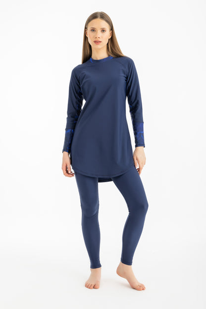 Lycra Ocean Sense Swimsuit - Midnight Blue