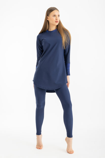 Lycra Ocean Sense Swimsuit - Midnight Blue