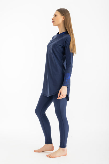 Lycra Ocean Sense Swimsuit - Midnight Blue