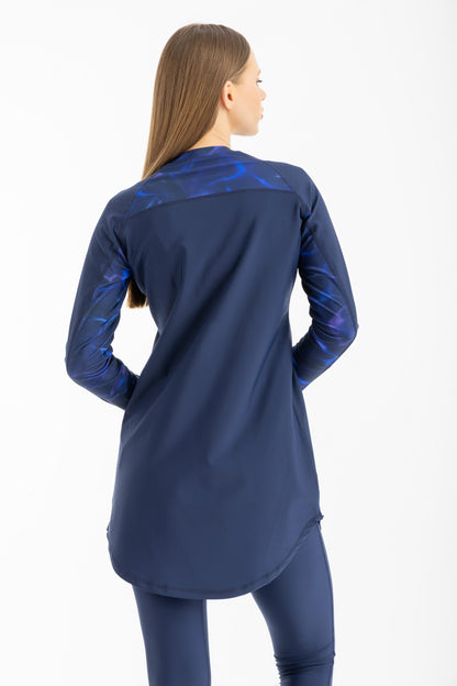 Lycra Ocean Sense Swimsuit - Midnight Blue