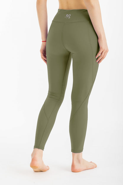 Lycra Swim Leggings - Olive