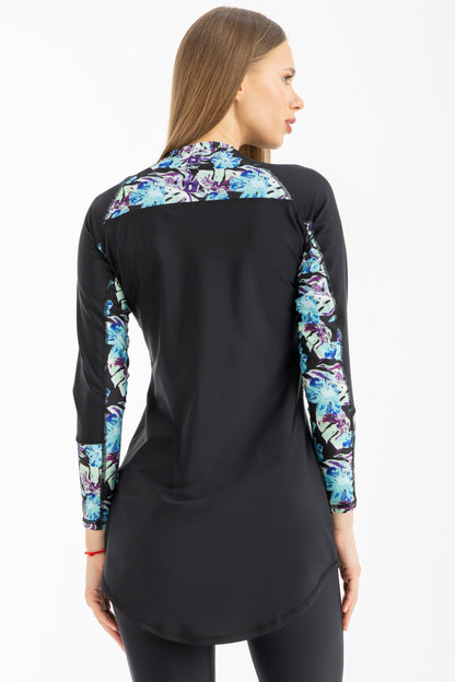 Lycra Ocean Sense Swimsuit - Black