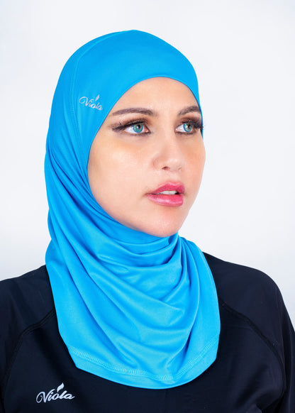 Aero Fit Sports Hijab - Blue