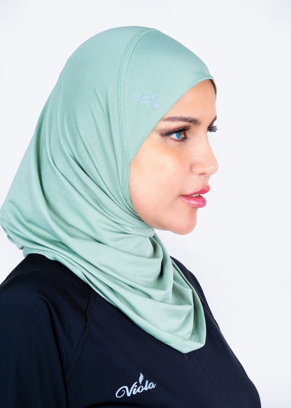 Aero Fit Sports Hijab - Mint Green
