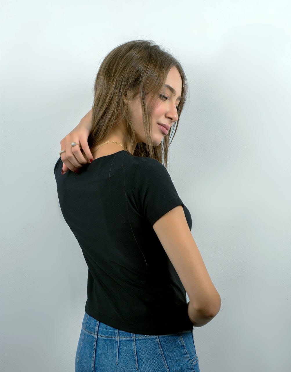 Jersey Half Sleeves Basic Top