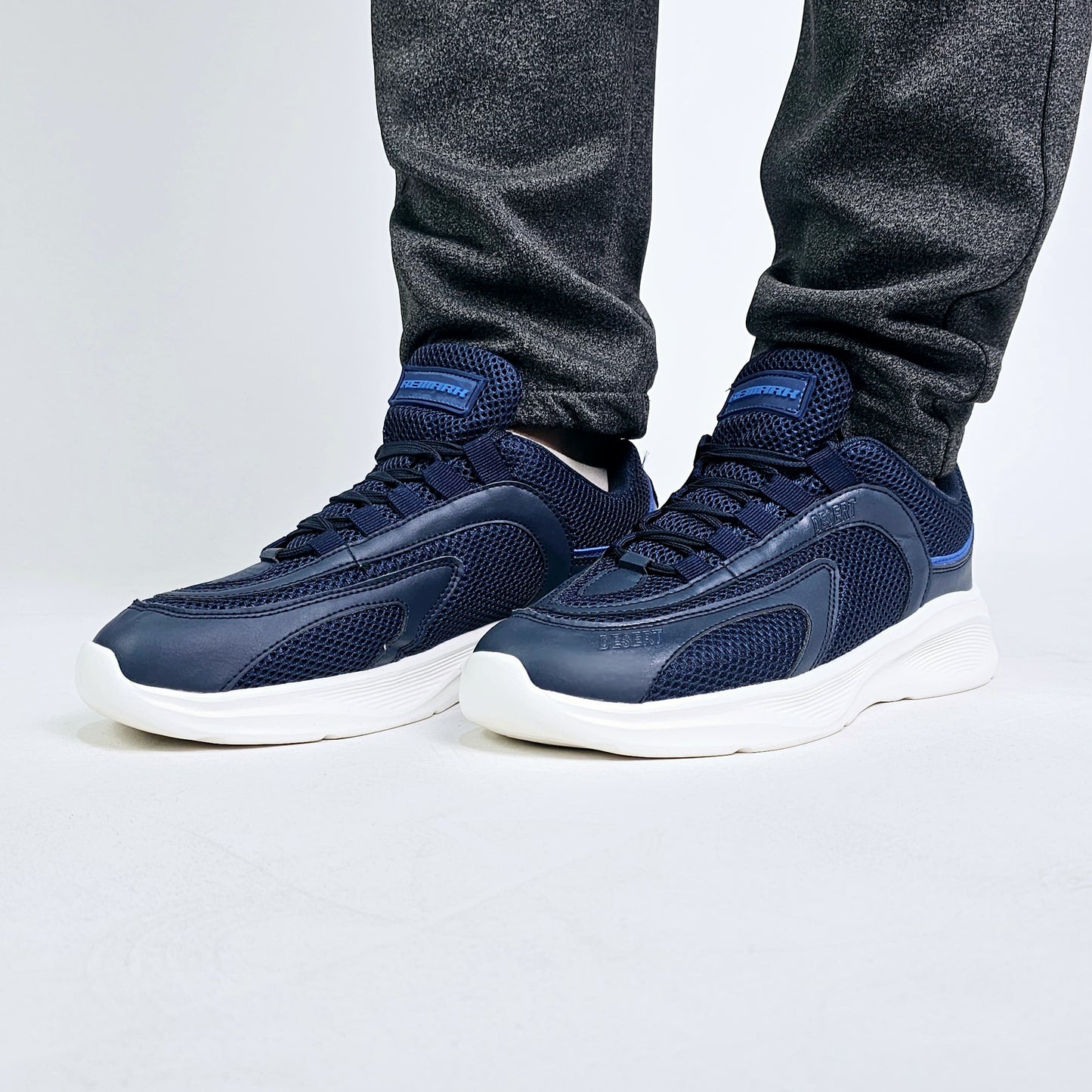 Mesh Shadow Men Sneakers - Navy