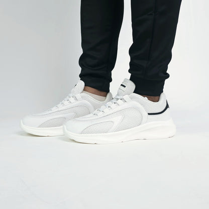 Mesh Shadow Men Sneakers - White