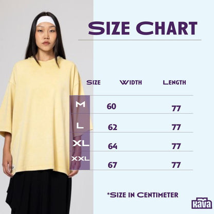 Cotton Lemon Haze Tee - Yellow